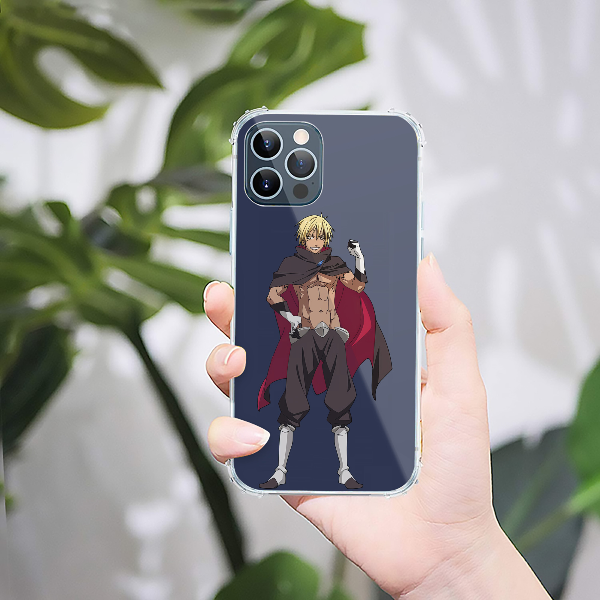 （画像用） 転スラ Regarding Reincarnated to Slime 【iPhone 12シリーズ対応】透明スマホケース（クリアソフトケース）